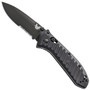 Benchmade 570SBK Presidio II Folder Knife, CPM-S30V Black Combo Blade