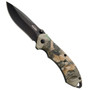 Remington Large Sportsman Assisted Opening Folder, Mossy Oak Obsession Camo Handle, Black Plain Blade