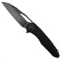 Microtech 196-1DLCT Tactical Sigil MK6 Aluminum/Titanium Flipper Knife, DLC Black Blade