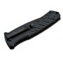 Boker Plus Strike Tanto Auto Knife, D2 Black Combo Blade, Clip View