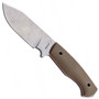 Boker Plus Vox Rold Scout Fixed Blade Knife, Stonewash D2 Blade