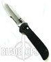 Benchmade HK Mini Auto Knife, Pardue, Stonewash Part Serrated, 14750S