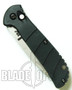 Benchmade HK Mini Auto Knife, Pardue, Stonewash Part Serrated, 14750S