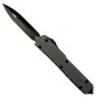 Microtech 122-1GY Grey Ultratech D/E OTF Auto Knife, Black Blade