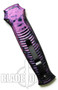 Piranha Plum Bodyguard Auto Knife, CPM-S30V Black Blade