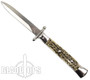 AKC Stag Horn Swingguard Automatic Knife