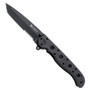 CRKT M16-10KZ Carson EDC Folder Knife, Black Tanto Blade