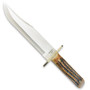 Bear & Son 501 American Bowie Genuine India Stag Bone Knife