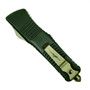 Microtech 219-13OD OD Green Combat Troodon Hellhound Tanto OTF Auto Knife, Bronze Blade REAR VIEW
