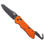 Benchmade 915BK-ORG Orange Triage Folder Knife, N680 Black Blade