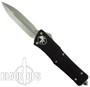 Microtech Combat Troodon OTF Knife, Bead Blast Dual Standard Edge,  MT142-7