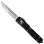 Microtech Ultratech OTF Knife, Stonewash Tanto Combo Blade
