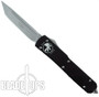 Microtech Ultratech OTF Knife, Bead Blast Tanto S/E Blade, MT123-7