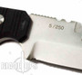 Brous Blades Coroner Fixed Blade Knife, D2 Blade, G10 Handle