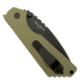 Pro-Tech 2432 Desert Tan Knurl Grip Strider SnG Auto Knife, 154CM Black Blade