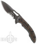 CRKT Black Ikoma Fossil Flipper Knife, Veff Edge, 5471K