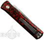 Godfather Spike Automatic Knife, Red