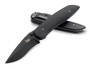 Benchmade H&K Fugitive Folder Knife, Black Tactical, Drop Point Plain Edge, 14950BK