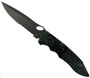 Piranha Green Predator Auto Knife, CPM-S30V Black Combo Blade