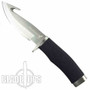Famars Large Predatore Skinner Knife, Rubber Handle