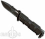 Boker Plus Kalashnikov Tactical Knife, Black Spear Point Combo Blade