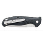 Bear OPS AC-1100-B4-P Bold Action XI G-10 Auto Knife, Bead Blast Blade REAR VIEW