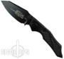 Microtech Tactical Select Fire Manual Knife, DLC Black Plain Blade, MT129-1T