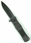 Pharaoh Spring Assisted Knife, Black Tactical Plain Edge