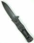 Pharaoh Spring Assisted Knife, Black Tactical Plain Edge