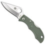 Spyderco Ladybug 3 Folder Knife, Foliage Green FRN Handle, Plain Edge