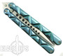 Kyle Vallotton Custom Featherweight Butterfly, Turquoise Titanium