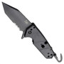 HK 54200 Karma Rescue Tanto Flipper Knife, 154CM Black Combo Blade