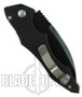 Microtech Kestrel Automatic Knife, Black Part Serrated, 131-2