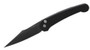 Pro-Tech Monaco Auto, DLC Black Plain Blade, Black Handle