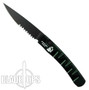 Piranha Green Virus Auto Knife, CPM-S30V Black Combo Blade