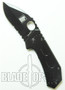 KA-BAR FIN Folding Drop Point Knife, Framelock, Part Serrated, KA5551