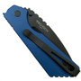 Pro-Tech 2303-BLUE Dark Blue Strider PT Auto Knife, 154CM Black Blade