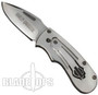 Benchmade Harley Davidson 13310-1 Chrome Levitator Drop Point Money Clip Folder Knife