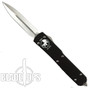 Microtech Ultratech OTF Knife, Satin, Plain, Double Edge, MT122-4