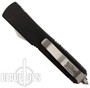 Microtech Ultratech OTF Knife, Satin, Plain, Double Edge, MT122-4