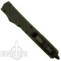 Microtech Tactical OD Green Makora II D/E OTF Auto Knife, Black Combo Blade