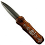 Piranha Orange Excalibur D/E OTF Auto Knife, 154CM Black Blade