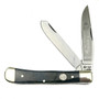 Boker Classic 112525SGB Marbled Grey Trapper Bone Non-Locking Folder Knife, Satin Blades