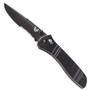 Benchmade710SBKD2 McHenry AXIS Folder Knife, Black Tactical Part Ser Blade