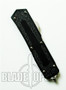 Microtech Scarab Double Action, OTF, Bead Blast Plain Blade, D/E, MT110-7