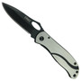 CRKT Pazoda Stainless Steel FrameLock Knife, with Black Plain Blade 