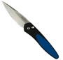ProTech Blue G10 Newport  Auto Knife, Stonewash Blade