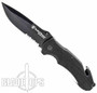 Smith & Wesson SWBG5S Border Guard Knife, G10 Handle, Combo Blade