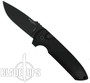 ProTech Rockeye Auto Knife, Plain Handle, DLC Black Blade
