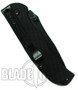 Benchmade H&K Mini Ascender Folder Knife, Black Tactical, Drop Point Part Serrated Edge, 14302SBT